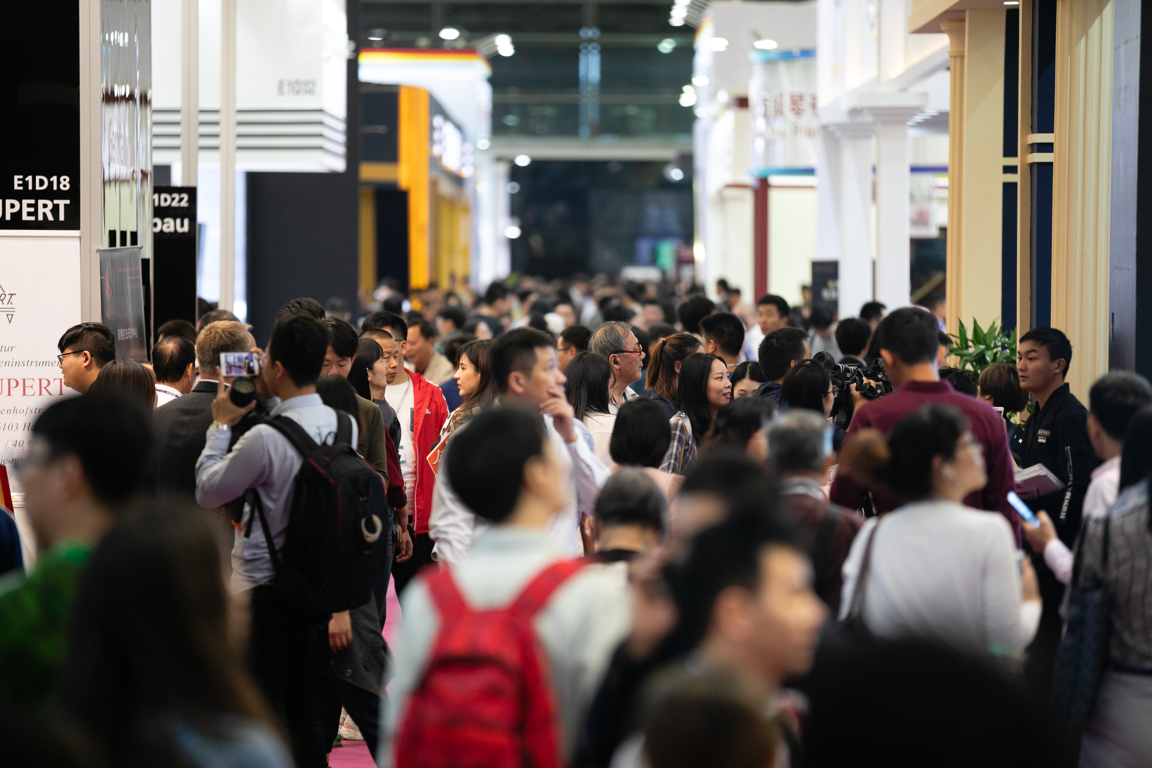 Exhibition floor at an earlier edition of Music China